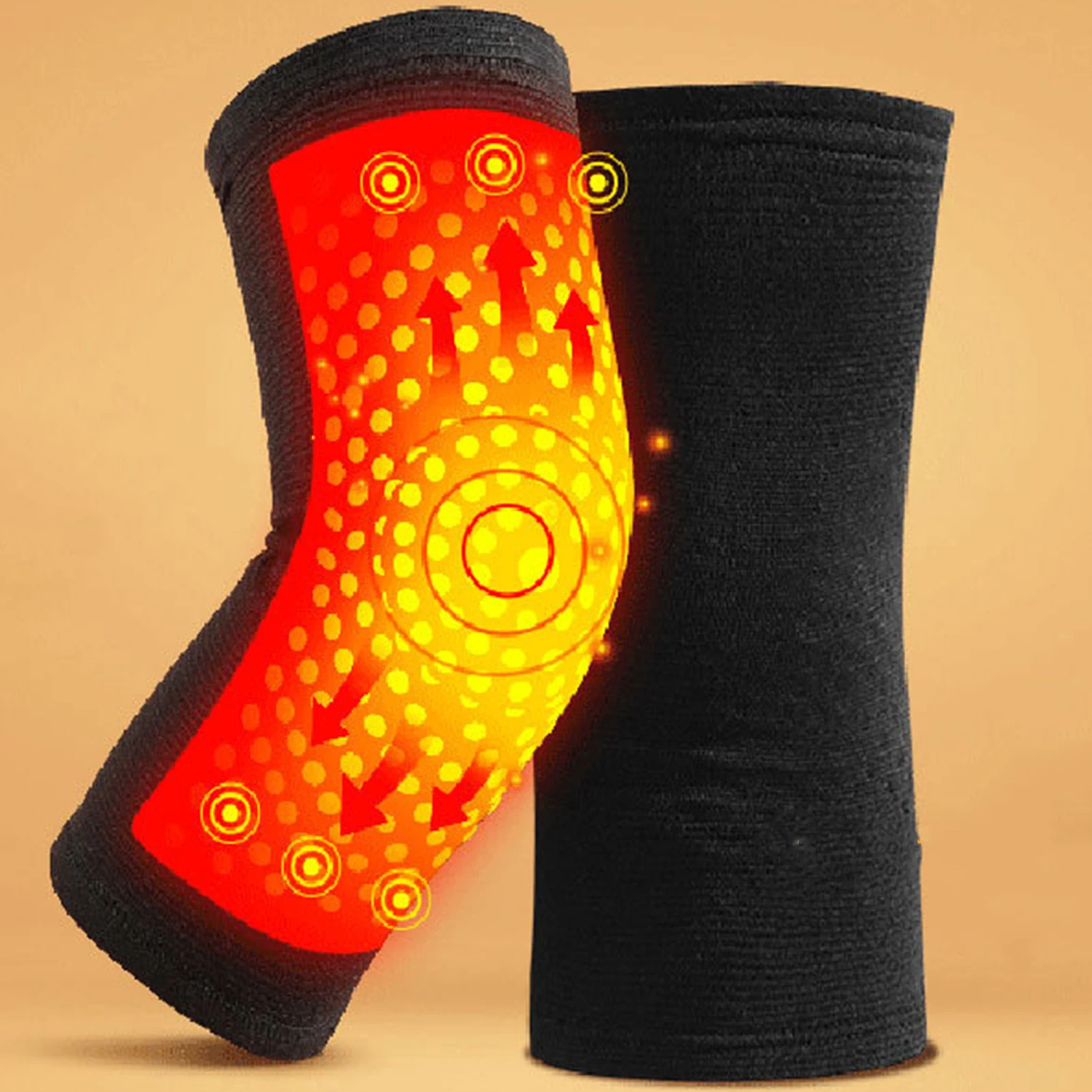 

New Winter Self Heating Knee Sleeve Tourmaline Brace Support Far Infrared Keep Warm Knee Warmer Self-heating Knee Pads