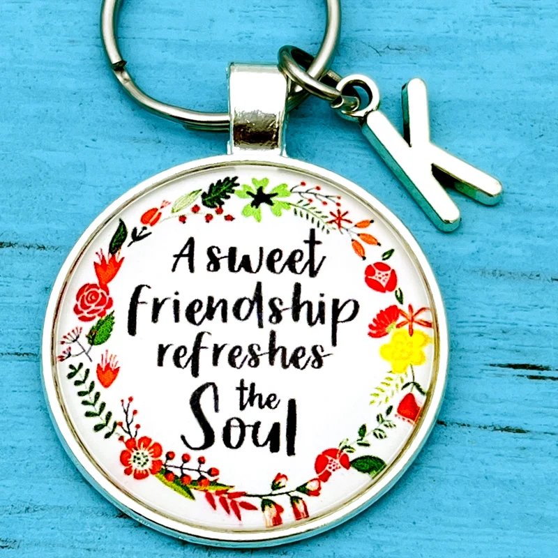 

A Sweet Friendship Refreshes The Soul, Friendship Gift, Gift of Friendship, Bible Verse Sign of Friendship, Religious Gif