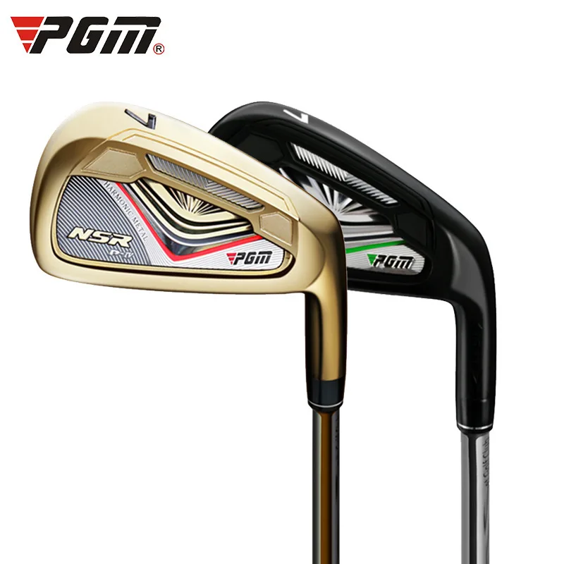 

PGM Golf Clubs Men 7 Iron R/S Graphite Steel Training Golf Irons Putter Low Center of Gravity Golf Putting Practice Aids for Men