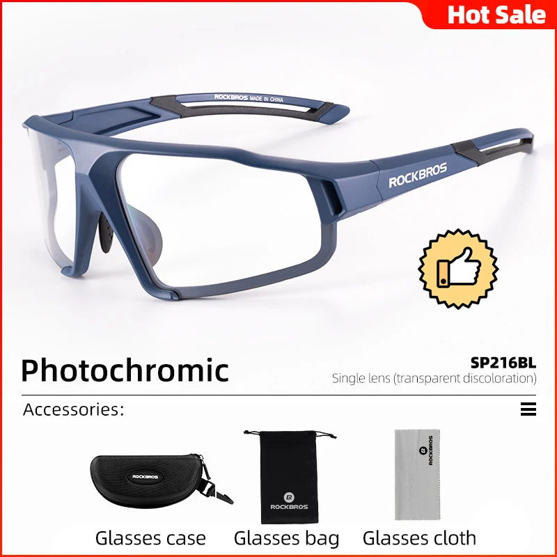 

Photochromic Cycling Glasses Bike Bicycle Glasses Sports Men's Sunglasses MTB Road Cycling Eyewear Protection Goggles