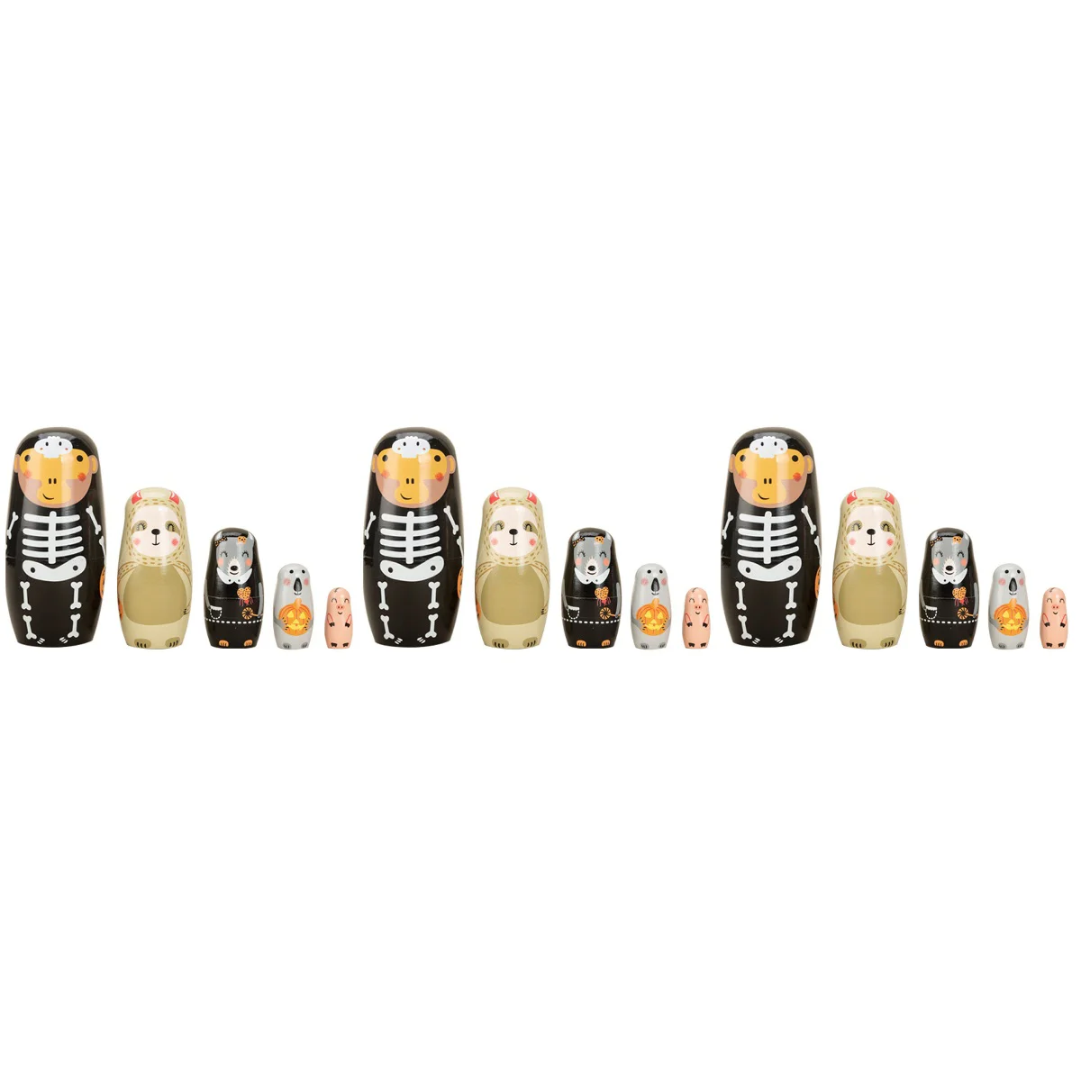 

3 Sets Nesting Dolls Russian Stacking Dolls Kids
