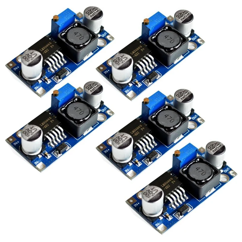 

10Pcs Re DC-DC 3A Buck Converter Adjustable Step-Down Power Supply Module LM2596S