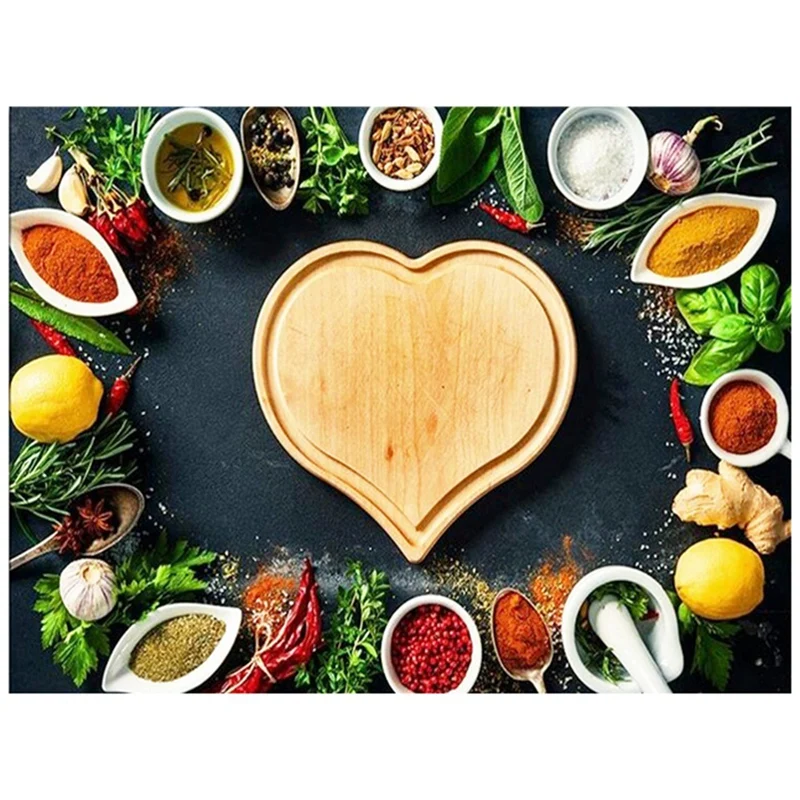 

Алмазная живопись BMBY, посуда для кухни, готовки, вышивка крестиком, круглая Алмазная вышивка, ручная работа, стразы, искусство, домашний деко...