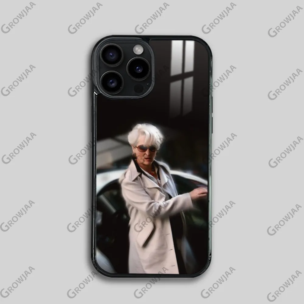 M-erY-l S-strE-Eep Famous Actor Phone Case For iPhone 16 15 14 13 12 11 Pro Max Plus Mini Magsafe Mirror Wireless Magnetic Cover