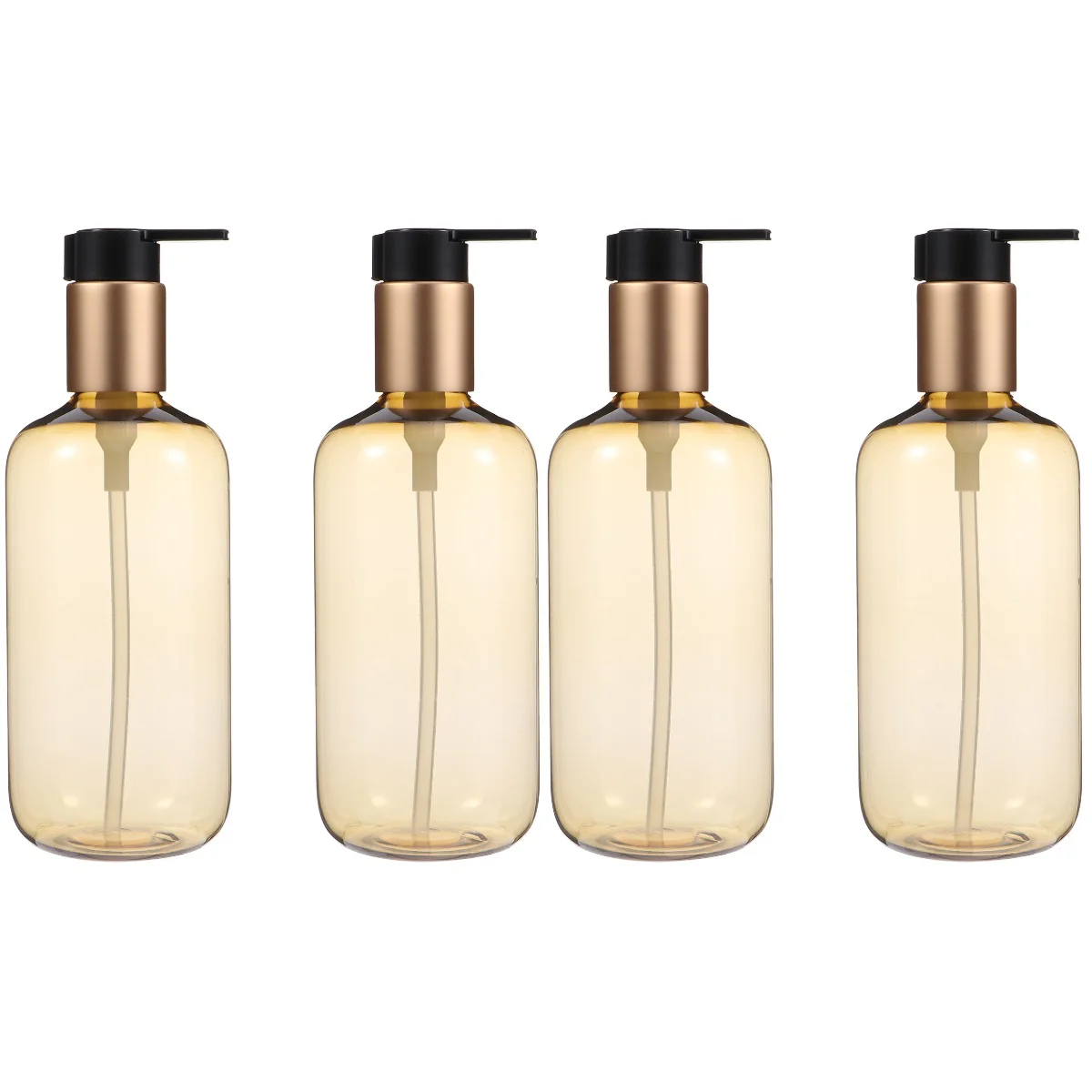 

4 Pcs Lotion Press Bottle Containers Travel Sub-packaging Bottles Emulsion Plastic Dispensers Massage