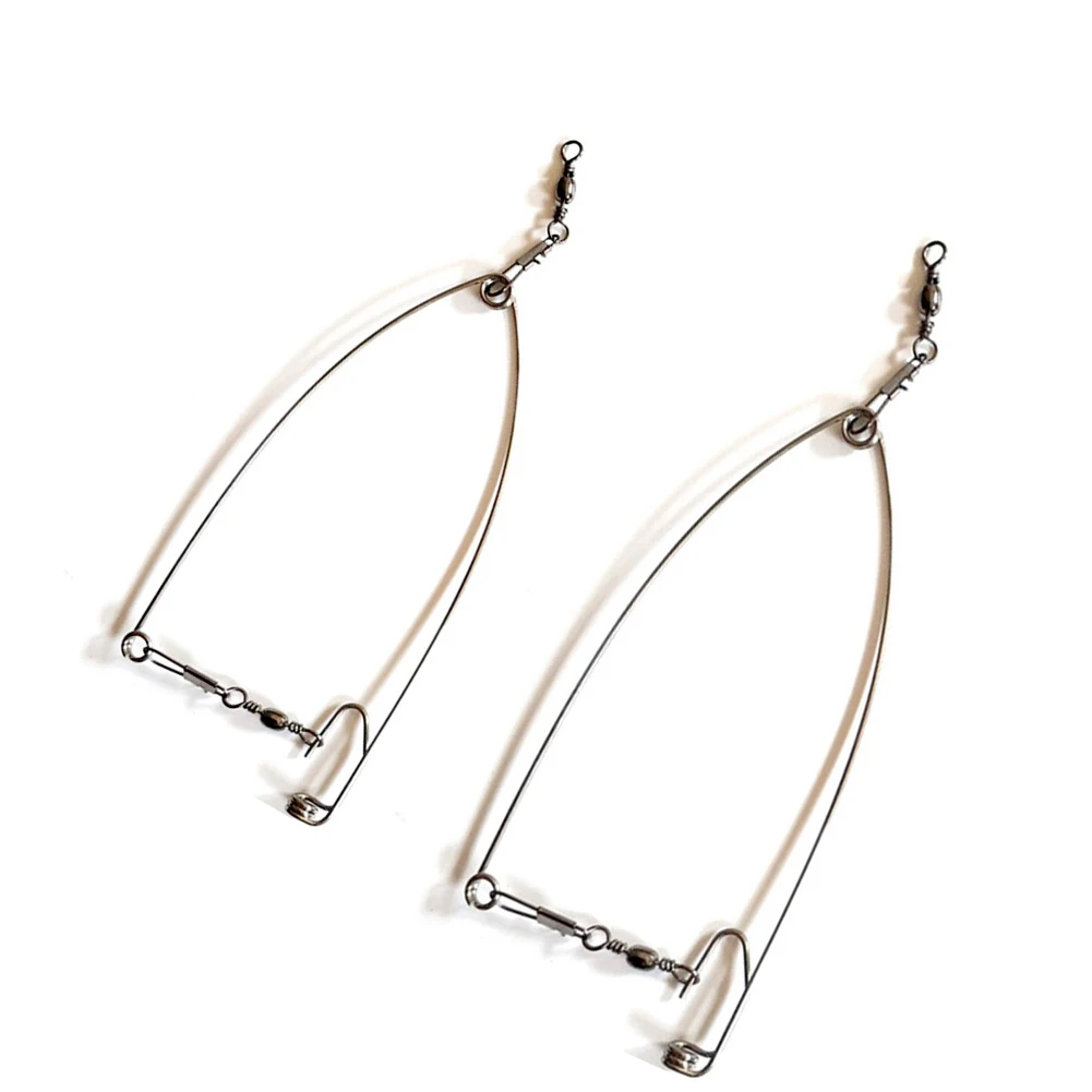 

Automatic Fishing Hook Trigger Stainless Steel Spring-Loaded Ejection Hook Fishing Device Adjustable Fishing Tackle Accessories