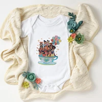 disney princess collection newborn baby clothes kawaii 0 to 12 months kidsclothingharajuku summer kids white fashion piece twins