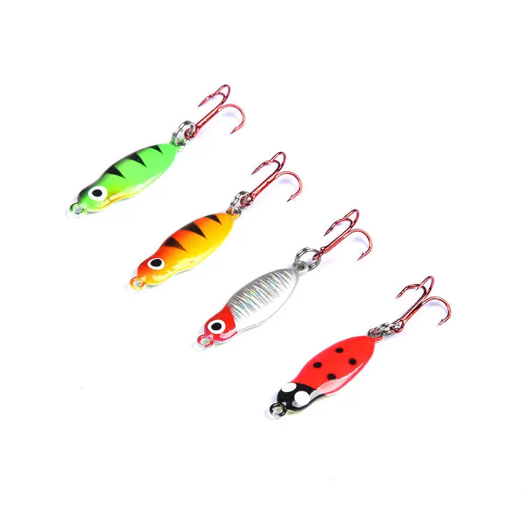 

Trout Spoon Fishing Lures spinner bait Wobblers Jig Lures pesca isca artificial VIB Sequins Hard Baits for Carp Fishing Tackle