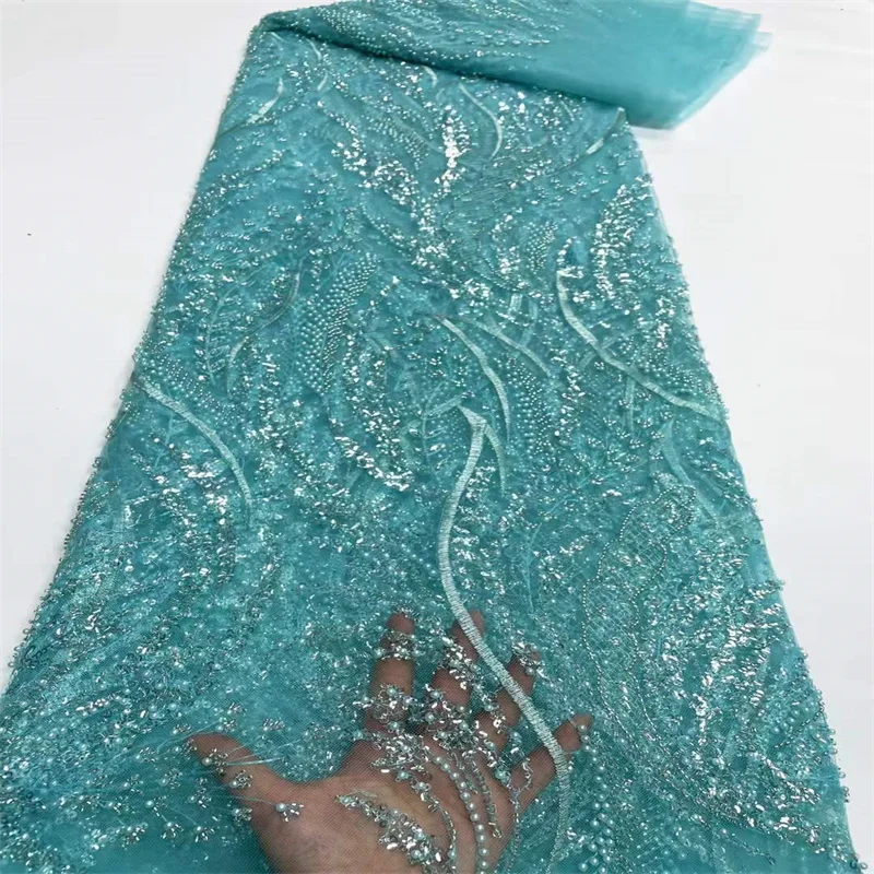 Последние африканские блестки Juan французские текстильные изделия 2020 5 ярдов тюль