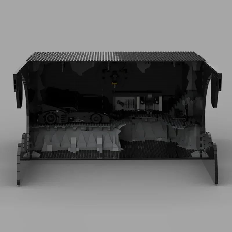 Hero Movie YcMoc BatCave Shadowbox Redux модель конструктор 14+