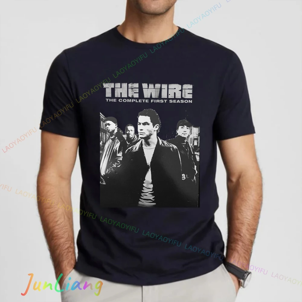 Футболки The Wire Omar Crime Drama Tv Series для мужчин Фанер Фильм Унисекс 100% хлопок Мужская