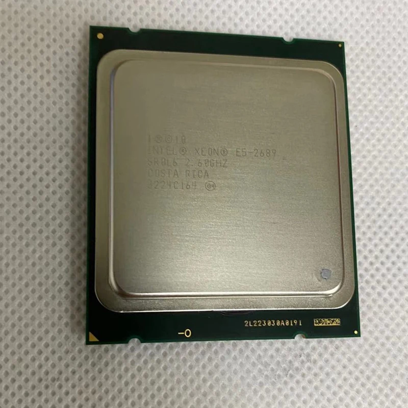Для Xeon E5 2689 LGA 2011 115 Вт 2 6 ГГц 8 ядер 16 потоков ЦПУ процессор для настольного