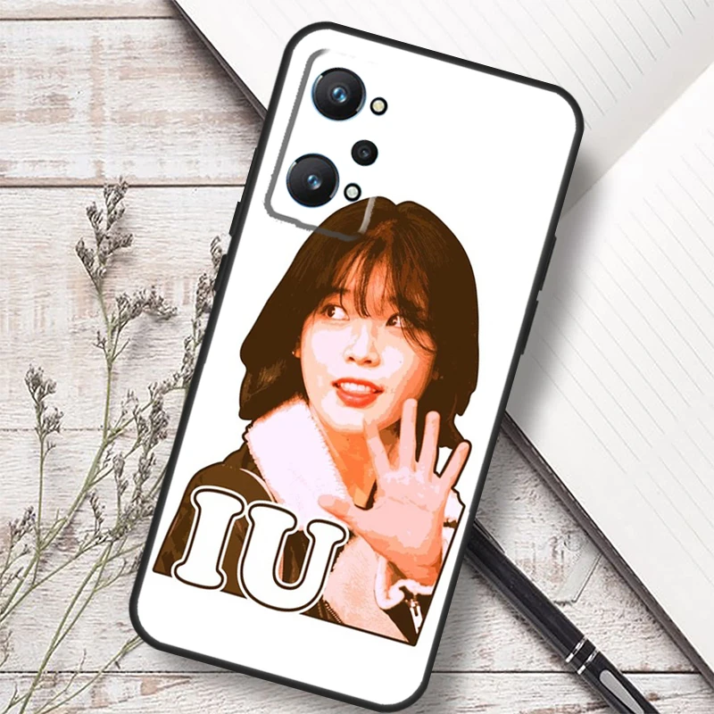 Чехол IU Lee Ji Eun Korean Star для Realme 14 13 10 11 12 Pro Plus GT 7 6 5 6T C67 C61 C55 C53 C51 C21Y C25S C75