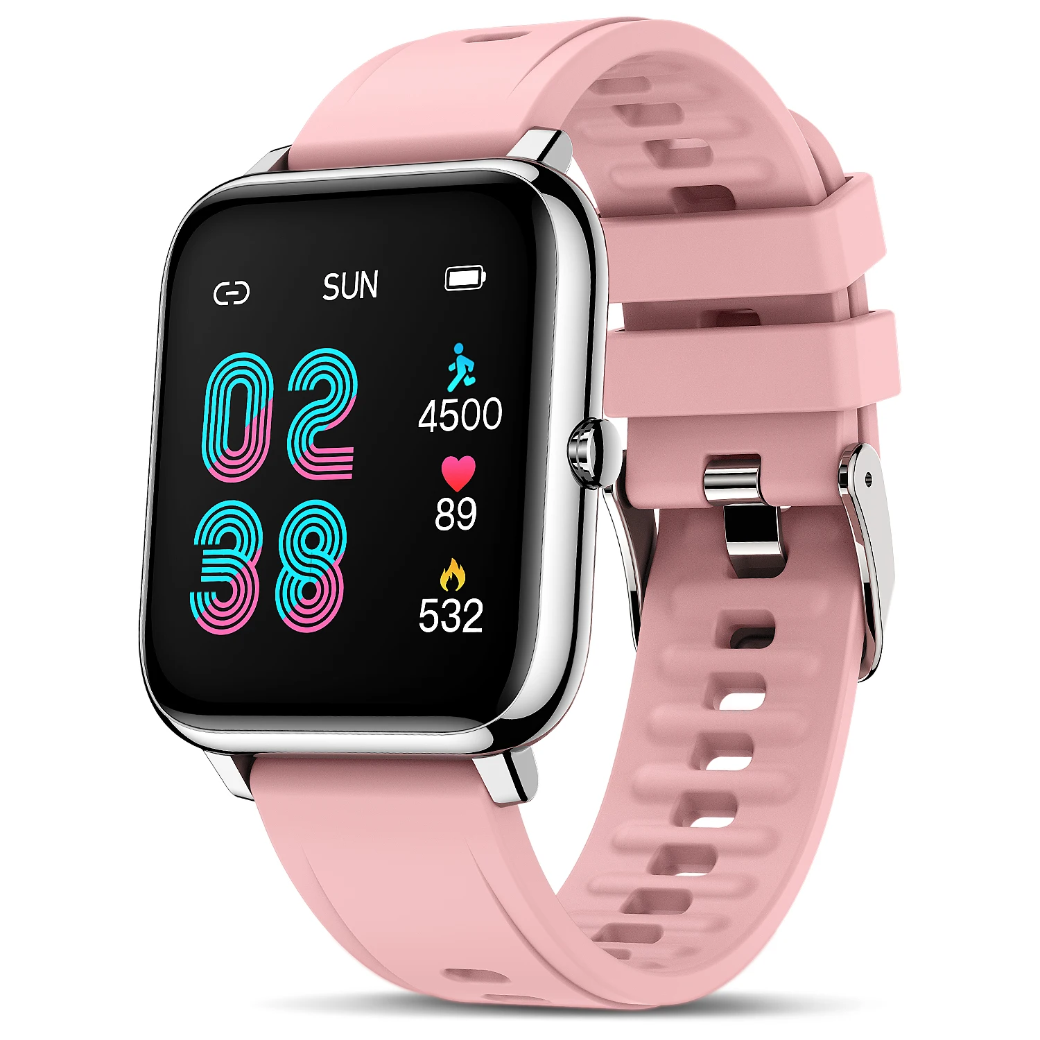 

Смарт-часы водонепроницаемые с пульсометром и сенсорным экраном