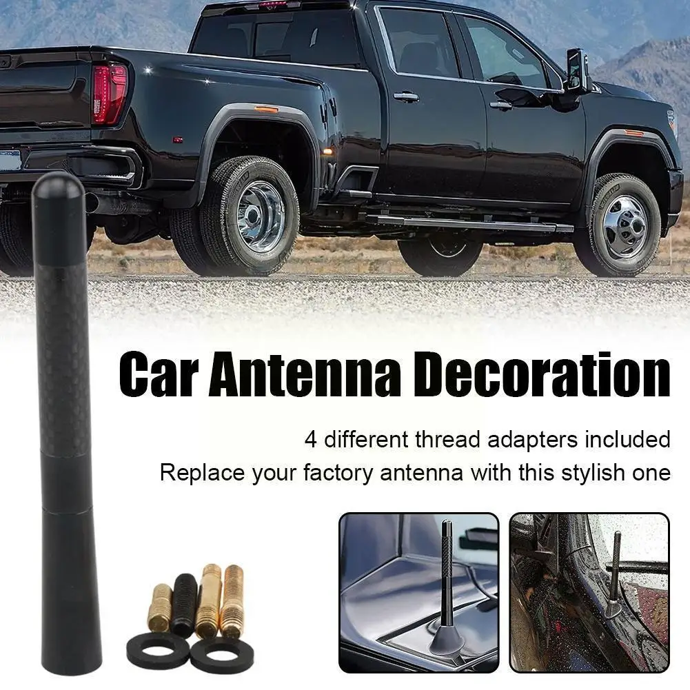 

Universal Car Modification Antenna Radio Carbon Fiber Antenna Auto Accessories Exterior for Chevy Silverado Ram F150 F M6L0
