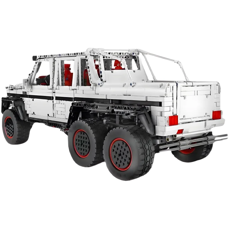 MOLD KING 13061 MOC Технический моторизованный G700 6x6 внедорожник грузовик автомобиль
