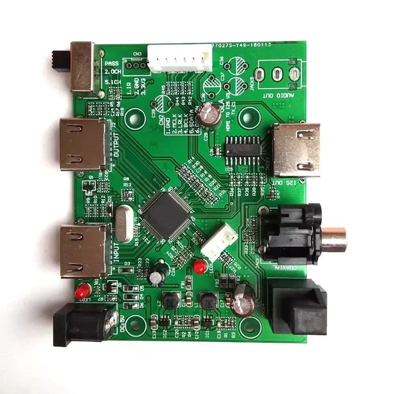

dual mode separation to extract audio I2S/DSD/ fiber / coaxial (HDMI to I2S/IIS)