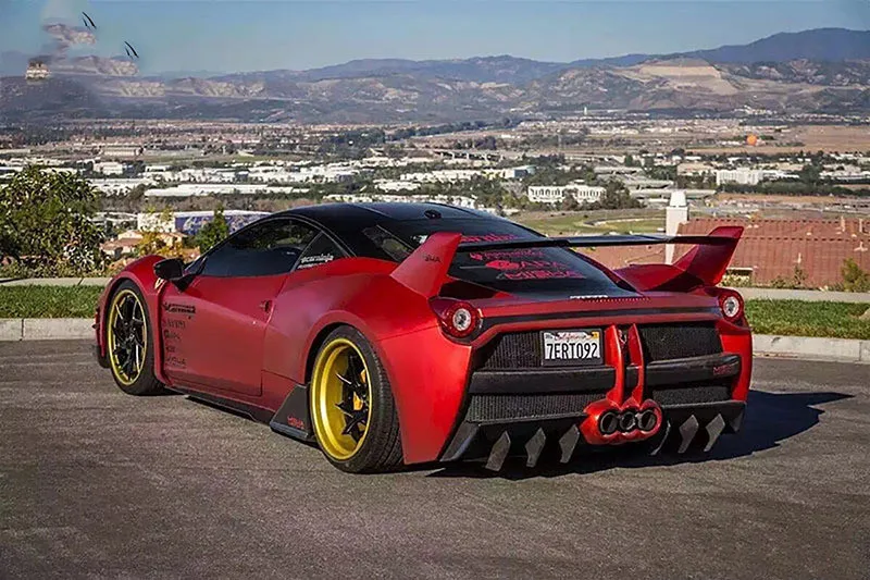 Высококачественный Комплект кузова автомобиля для Ferrari 458 Italia и Spider обновление