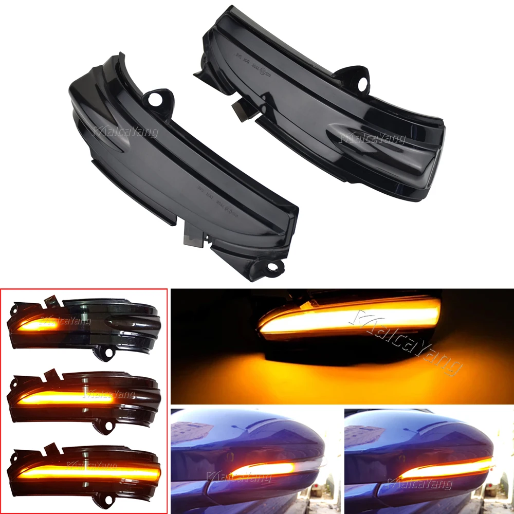 

2 шт., светодиодный поворотник для зеркала заднего вида Ford Mondeo MK5 2014-2019 MK V 5