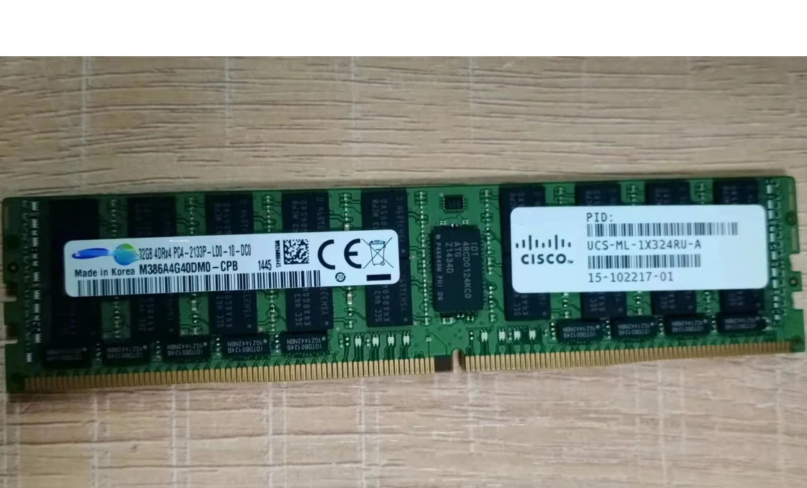 

RAM for Cisco 32G 4DRX4 PC4-2133P REG Server Memory UCS-ML-1X324RU-A