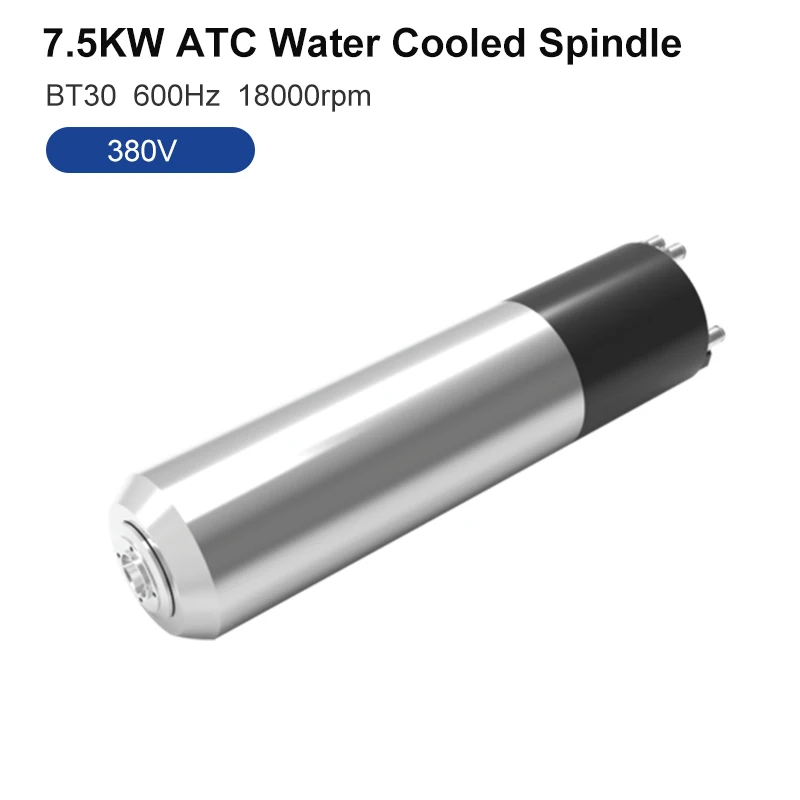 

7.5KW BT30 ATC Automatic Tool Changer 380V Cold Spindle Motor 18000RPM 600Hz For CNC Milling Machine Metal Cutting