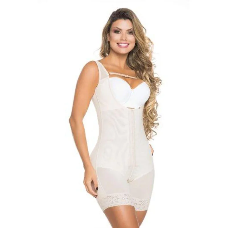 Open Breasted Sleeveless Bodysuit Open Breasted Button Up Shapewear Open Bust Body Shaper for a Sexy Look