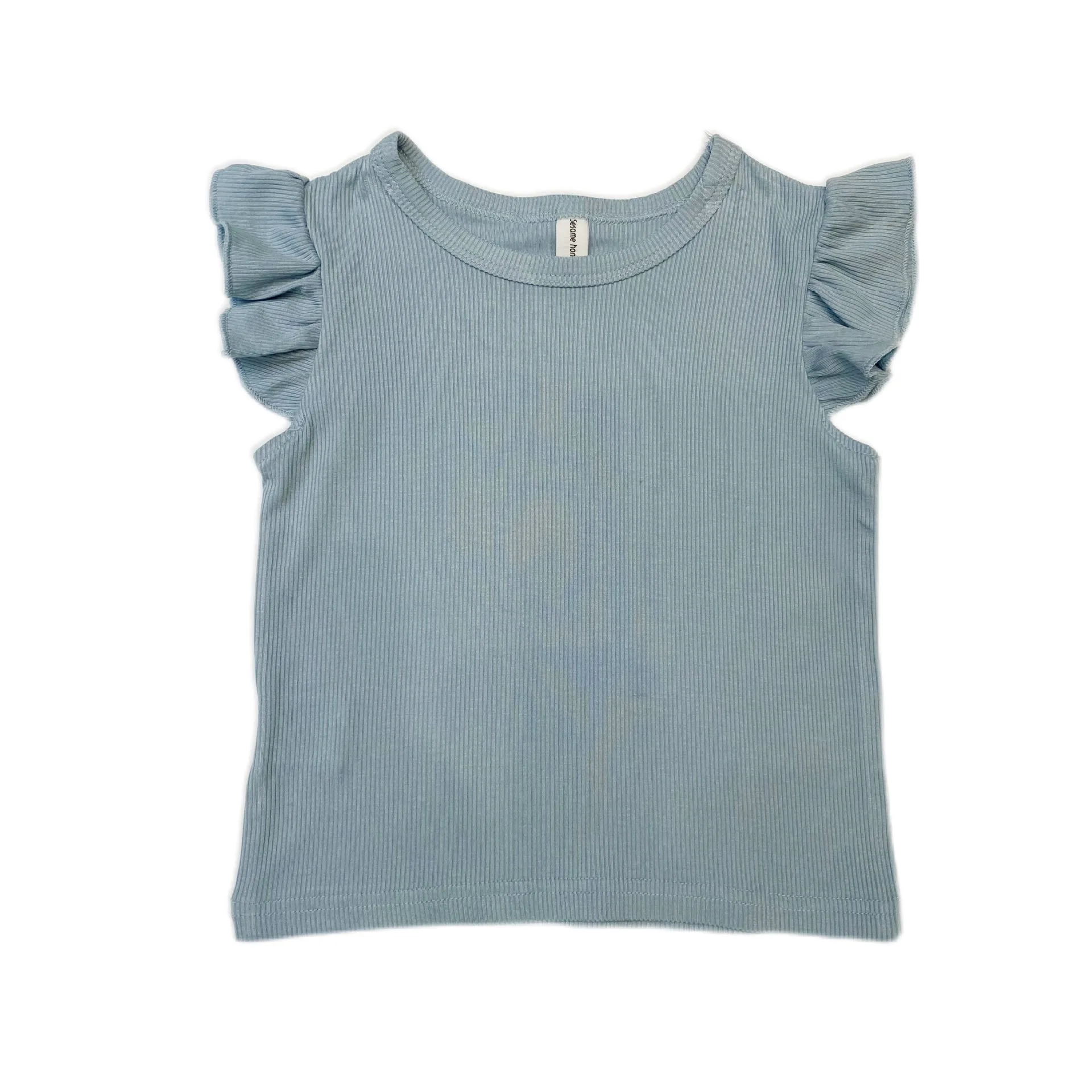 RiniLucia Summer Kids T-shirt Fashion Solid Girls Tees Short Sleeve Cotton Boys Tops Korean Casual Children Clothes