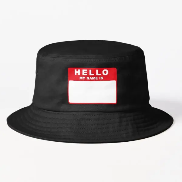 

o My Name Is Red Bucket Hat Bucket Hat Black Sport Fishermen Fashion Women Sun Outdoor Cheapu Caps Casual Solid Color Mens