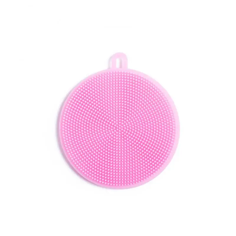 Силиконовая щетка для мытья посуды кухонная чистки фруктов овощей кастрюль