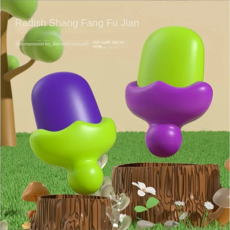 

Мини нож для баклажанов 3D Гравитация Shangfang Bao полный меч редис нож Детские Мопсы декомпрессионное декомпрессирующее отверстие