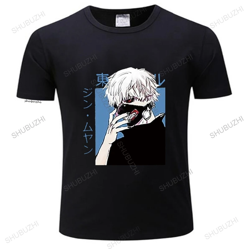 

Streetwear Anime Tokyo Ghoul Printed crew neck Summer TShirts Funny Comfortable t shirt Casual Cotton shubuzhi brand Tops