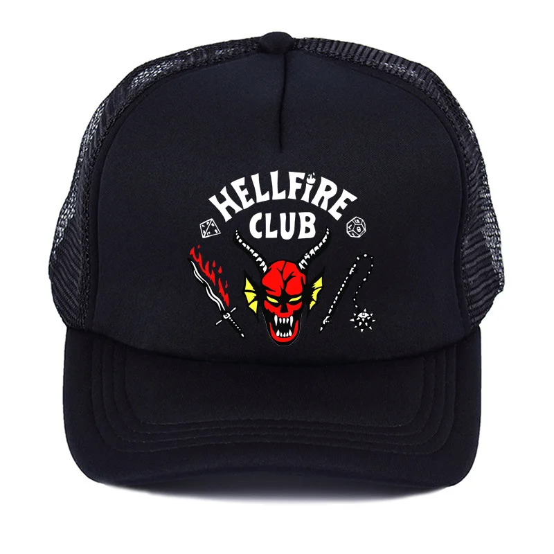 

Кепка Эдди мунсон, бейсбольная кепка в сеточку для игры в HellFire Club, летняя кепка Дастина, регулируемый размер, для взрослых