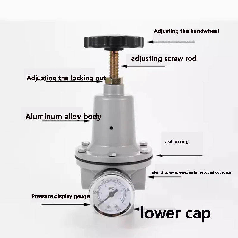 Пневматический редуктор давления QTY воздушный компрессор газовый