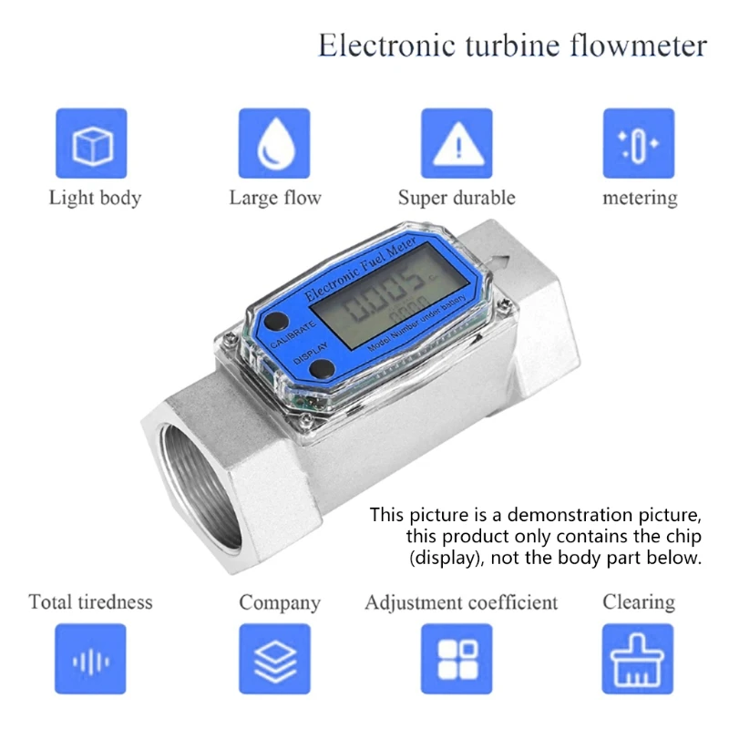 

for turbine Flow Meter Used to Measure Die sel Kerosene Meter Display C