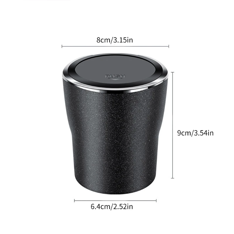 Автомобильная пепельница с крышкой огнестойкая подкладка держатель для чашки