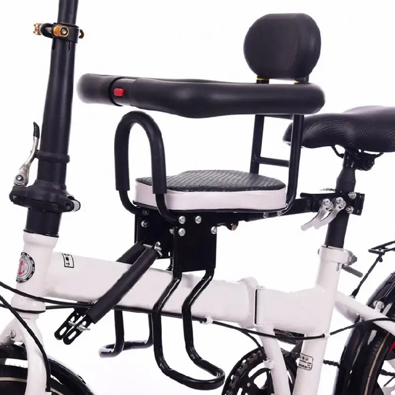 Detachable Children Bike Seat Bicycle Front Mount Baby Saddle Carrier Safe Seat With Handrail For Kids Toddler Accessories 자전거안장
