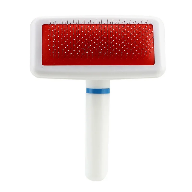 Dog Hair Comb White Airbag Stainless Steel Needle Pet Cat Cleaning Brush Remover |