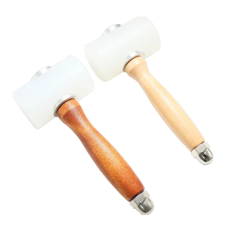 

Professional T Shape Leather Carving Printing Hammer Leather Punching Craft Rubber Hammer Stamping Hammer Cutting Nylon Hammer