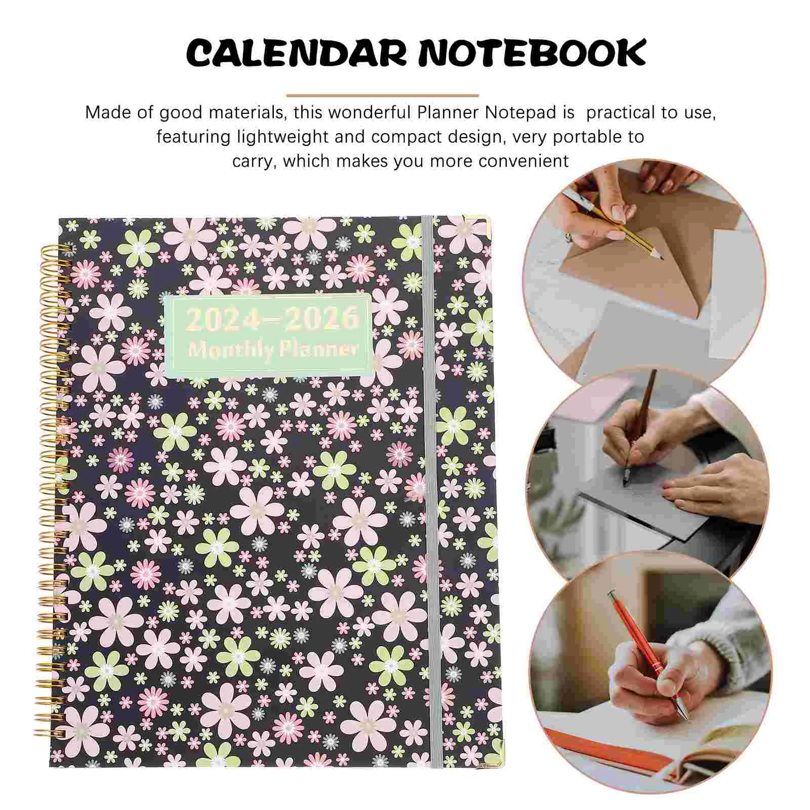 Планировщик на 2024 год в спиральном переплете повестка дня блокнот для