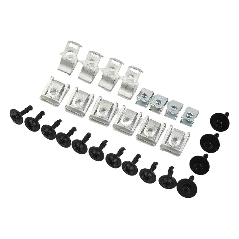 

28pcs Mixed/Set Engine Hood Screw Set ENGINE-UNDERTRAY UNDER COVER CLIPS FITTING KIT For -Audi A4 B8 A5 8T Car Accessorry
