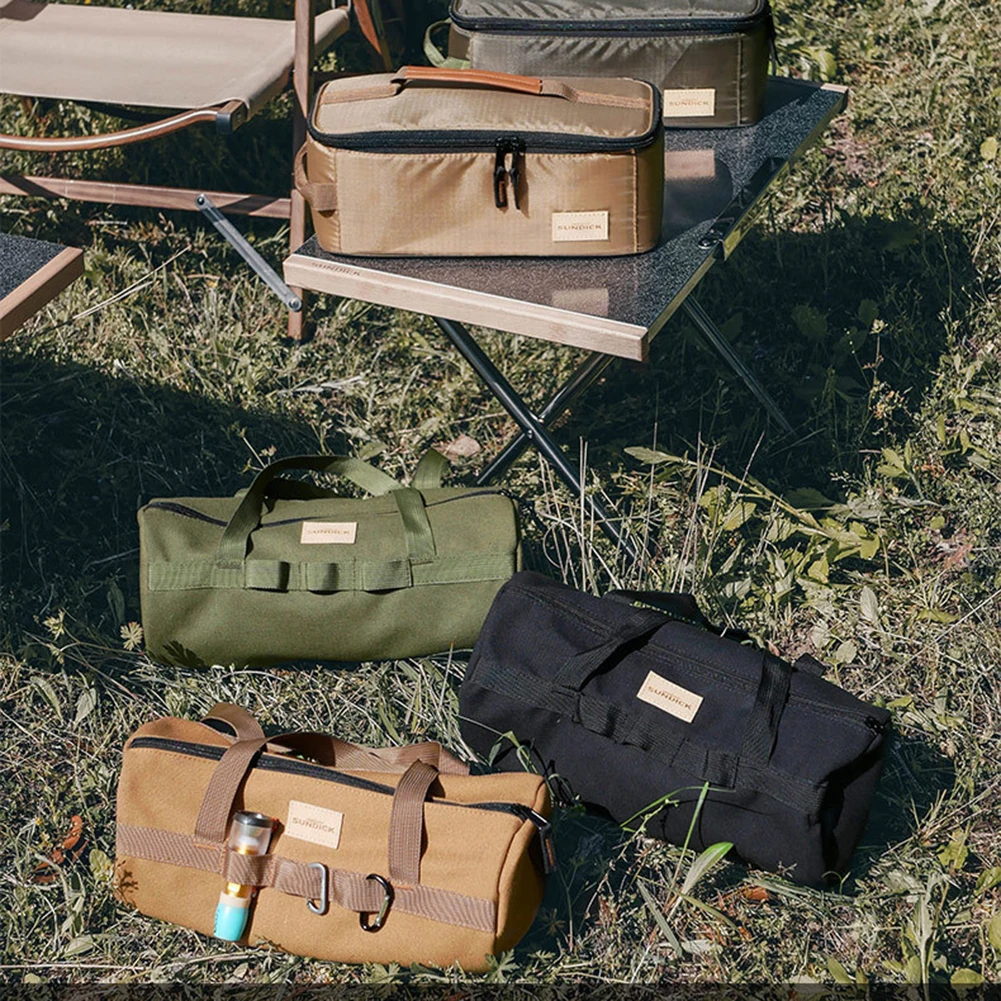 

Canvas Camping Tool Tent Peg Storage Bag Ground Nail Bag Hammer Rope Organizer Picnic Bags Camping Equipment Outdoor Travel