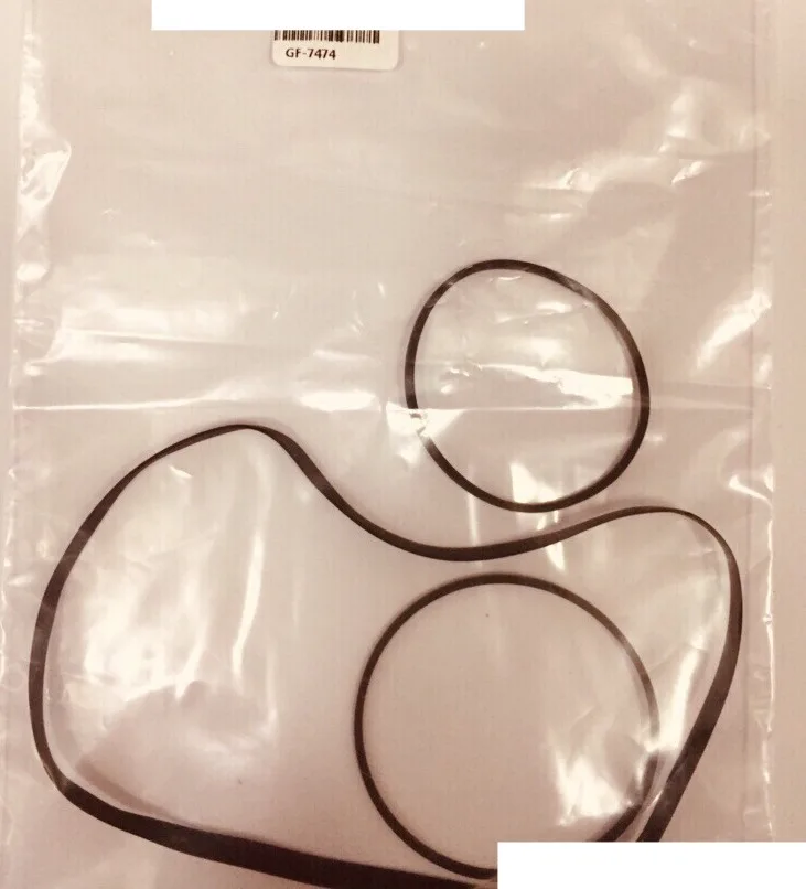3pcs belt for sharp 7474 5454 tape recorder