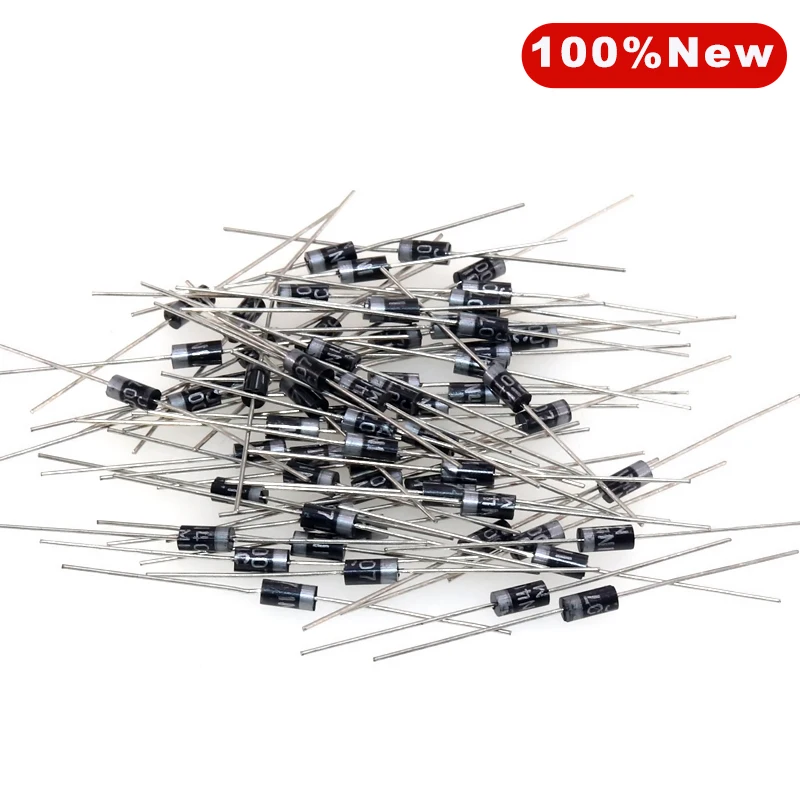 

100PCS 1N4007 4007 1A 1000V DO-41 High quality Rectifier Diode IN4007 1n4007