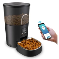 wifi automatic pet feeders with tuyasmart app for cat work with google 3l dog food dispenser meal calls timed feeding bowl