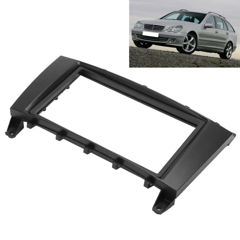 Фото Автомобильная стереорамка Fascia 2 DIN, замена для Mercedes BENZ C CLASS W203 GLKClass C209 20052009 №5