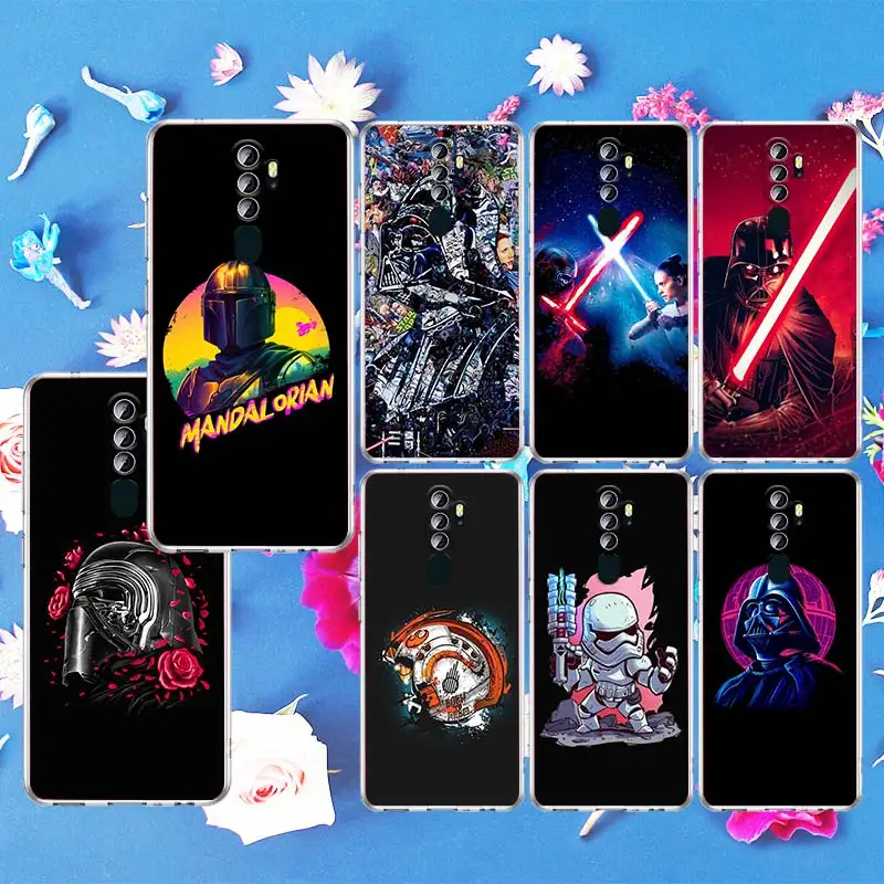 

Star wars Mandalorian For OPPO Find X5 X3 X2 Neo Lite A74 A76 A72 A55 A54S A53 A53S A16S A16 A9 A5 Transparent Phone Case
