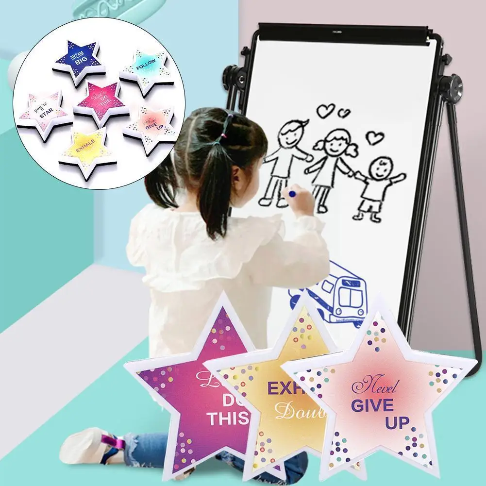 

1pcs Five-pointed Star Magnetic Whiteboard Eraser Dry Marker Blackboard School Wipe Office Supplies Cleaner Accessories W2b0