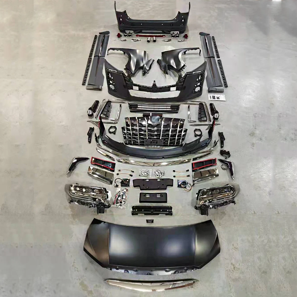 Высококачественные бамперы из полипропилена для toyota alphard 2008 2009 2010 2011 2012 2013 2014 2020