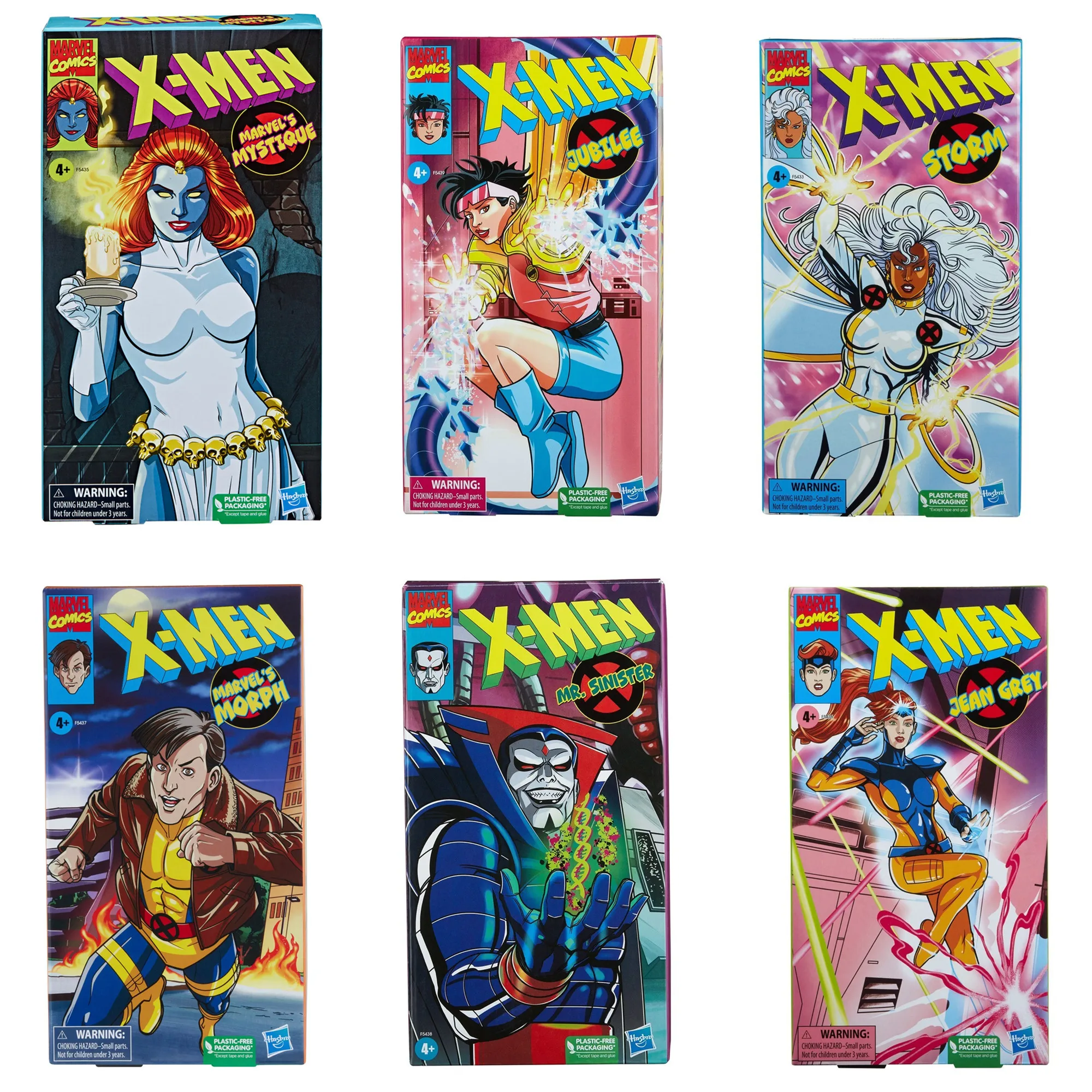 

Marvel Legends Jubilee Mystique Morph Mr. Sinister Storm Jean Grey Phoenix 6" Action Figure Comics Uncanny X-MEN Toys Doll Model