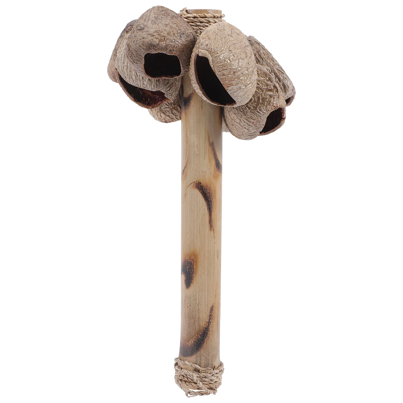 

Percussion Handbell Toy Kids Portable Instrument Hand Stage Performance Shell Natural Shaking Interesting